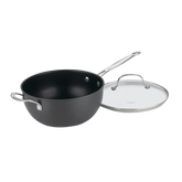 Chef's Classicâ„¢ Nonstick Hard Anodized 4 Qt. Chef's Pan with Helper Handle & Cover