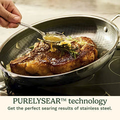 FusionPlus™ Stainless Steel 2-Pk Skillets (8" & 10")