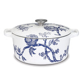 Caskataâ„¢ 5 Qt. Round Covered Casserole - Floral Landscape