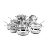 Chef's Classicâ„¢ Stainless 17 Piece Chef's Classic Stainless Set