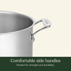 Chef's Classic™ Stainless 12 Quart Pasta/Steamer 4 Piece Set