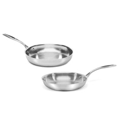 Custom-Clad 5-Ply 9" & 11" Fry Pan Set