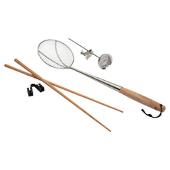 4-Piece Wok Deep Fry Tool Set