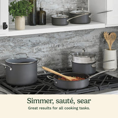17 Piece Chef’s Classic ™ Nonstick Hard Anodized Set