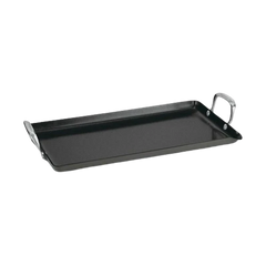GreenGourmet® Hard Anodized Nonstick Eco-Friendly Double Burner Griddle